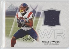 2023 SP Game Used Edition CFL Jersey Chandler Worthy #CFL-CW 2pw