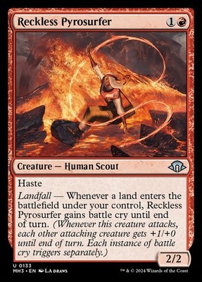 Reckless Pyrosurfer Foil (133) Modern Horizons 3 MH3 MTG Magic