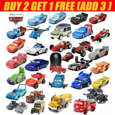 Disney Pixar Cars Lot Lightning McQueen 1:55 Diecast Model Car Toys New Gift