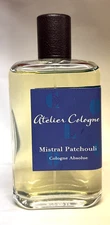 Atelier Cologne Mistral Patchouli Spray 6.7 fl oz NWOB Unisex Cologne Absolue Ra
