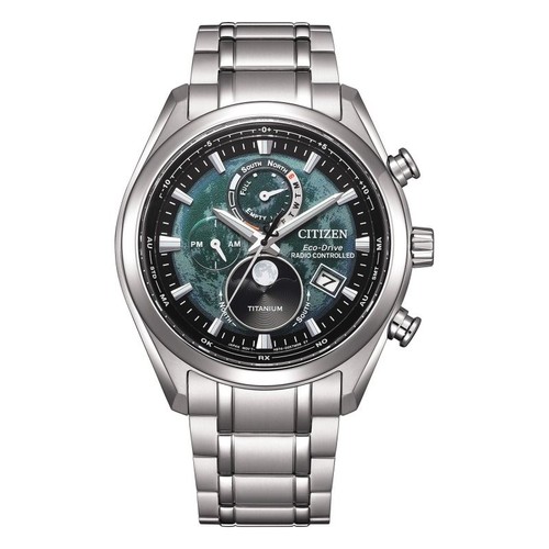 Orologio Citizen Uomo Tsuki-yomi Moon Phase in Titanio BY1010-81X