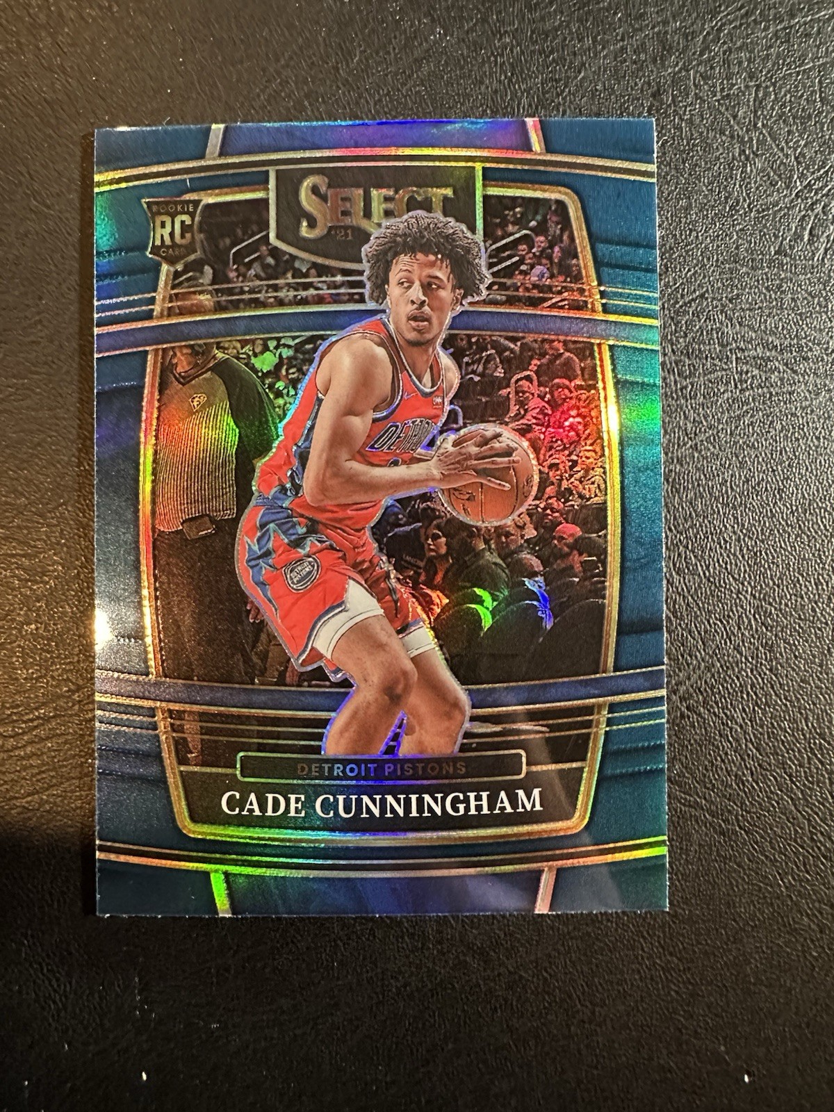 2021-22 Panini Select - Concourse Rookie Cade Cunningham #11 Blue Prizm Holo 