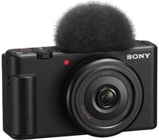 SONY ZV-1F High Performance Compact Vlogging Camera - Black
