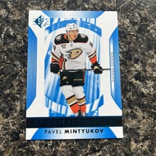 2023-24 Sp - Rookie Authentics Pavel Mintyukov #124 Blue (RC)