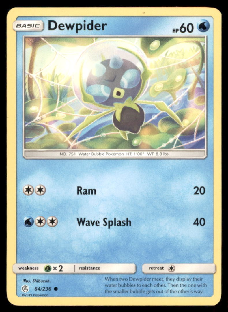 Pokemon TCG Dewpider 64/236 Regular 1