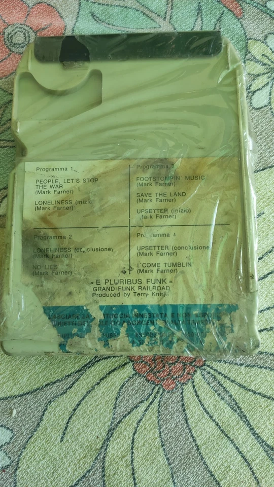 Grand funk railroad - E pluribus funk Stereo 8 Sigillata Sealed Nuova - Immagine 2 di 2