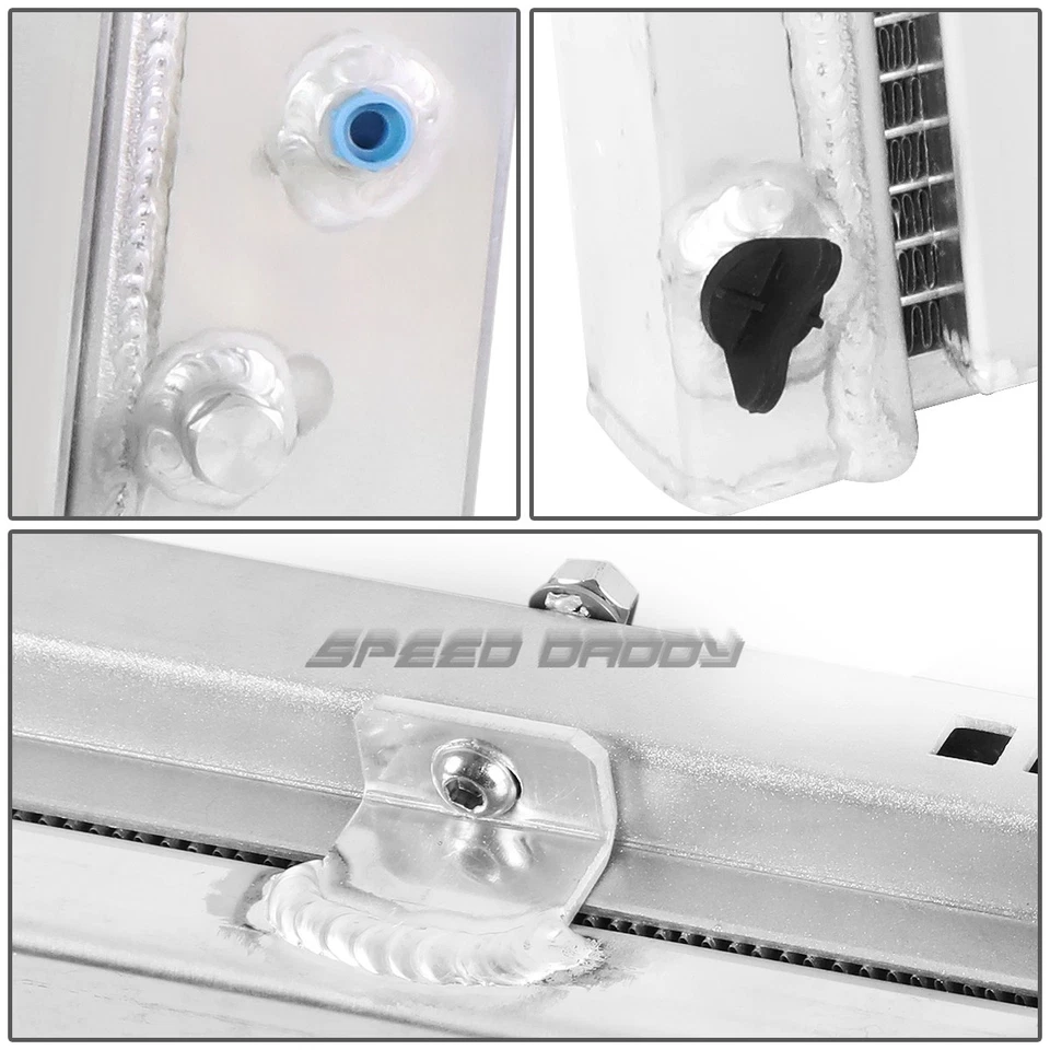 FOR 78-87 CHEVY CAMARO/CENTURY/CUTLASS 3-ROW ALUMINUM RACING RADIATOR+FAN SHROUD - Image 4 of 4