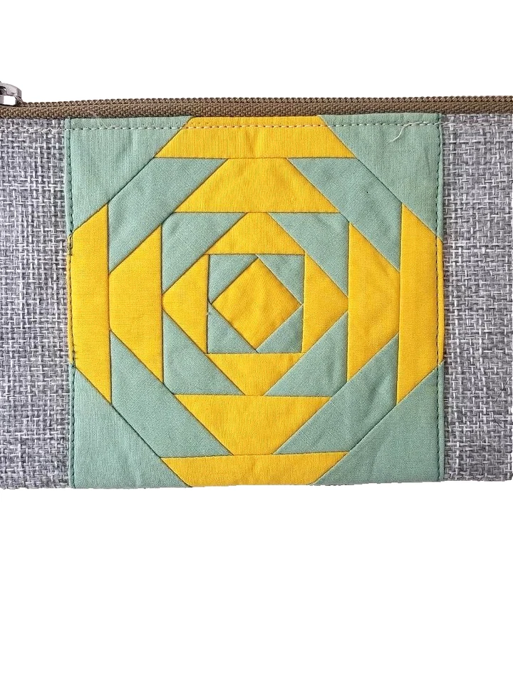 HANDMADE COTTON CRAFTED WALLET/POUCH QUALITY CRAFTSMANSHIP Foto 2 de 4