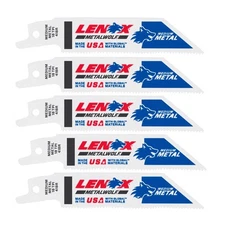 Lenox 20552418R 18 TPI Bi-Metal Cutting Edge Reciprocating Saw Blade 4 in.