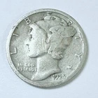 1925 Mercury Dime ~ FINE DETAILS~ 90% Silver #4609