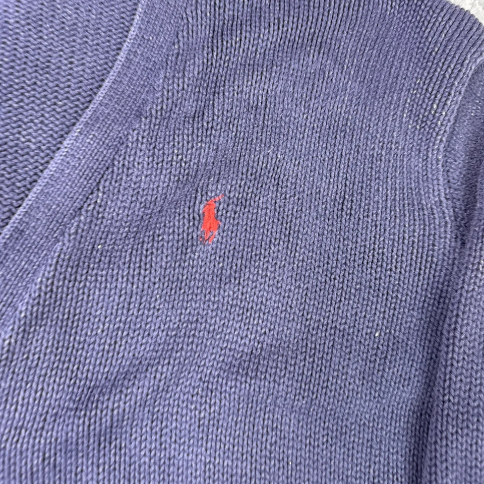 Cárdigan deportivo Lauren Ralph Polo suéter botones bolsillos delanteros talla L Foto 2 de 4