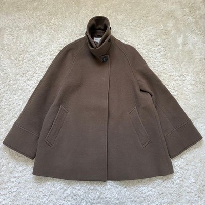 STEVEN ALAN Wool Beaver Tent Short Coat S Brown Damen Jacke Excellent JAPAN