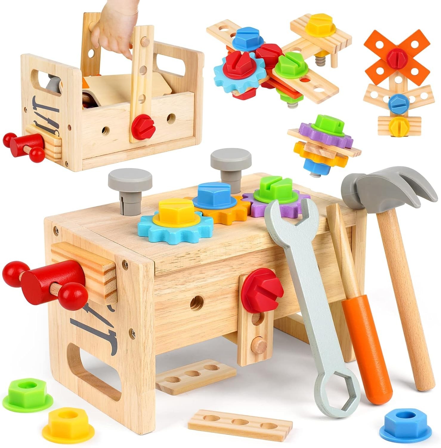 Cassetta Attrezzi in Legno Vanplay per Bambini