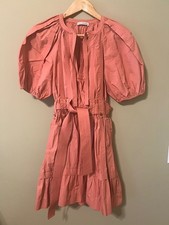 ULLA JOHNSON Mica Belted Dress in Aragon Size 0
