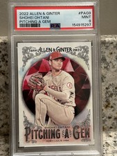 Topps 2022 Allen & Ginter Pitching a Gem Shohei Ohtani #PAG-9 PSA 9