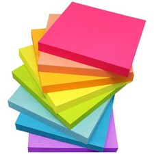 24 Pack Sticky Notes, 3x3 Inches, Assorted Colors