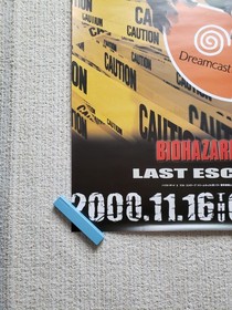 Biohazard Resident Evil 3: Last Escape Dreamcast Capcom 2000 Promo B2 Poster