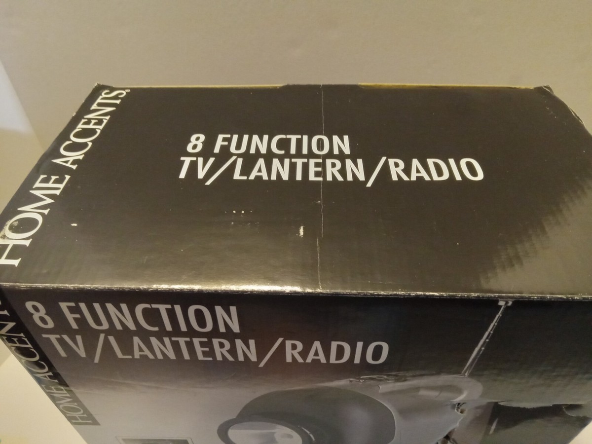 Radio Urgence Home Accents 8 Fonctions - TV, Lanterne, Camping, Auto - Occasion Testée Fonctionnelle