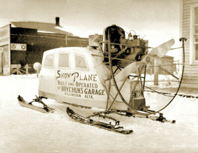 1935 Snow Plane  Willingdon Canada Old Vintage Photo 8.5'' x 11'' Reprint