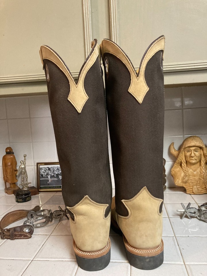 JUSTIN SNAKE HUNTER BITE PROOF WESTERN COWBOY TALL BOSS BOOTS ...