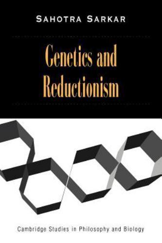 Genetics and Reductionism Sarkar Paperback Cambridge University Press