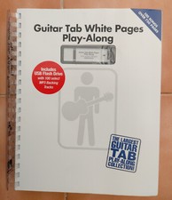 Guitar Tab White Pages Play-Along [With USB Flash Drive]: Plastic Comb Binding