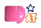 Linic Products UK Made Flexible Plastic Scraper Baking Set PINK, 5 Pieces S7706