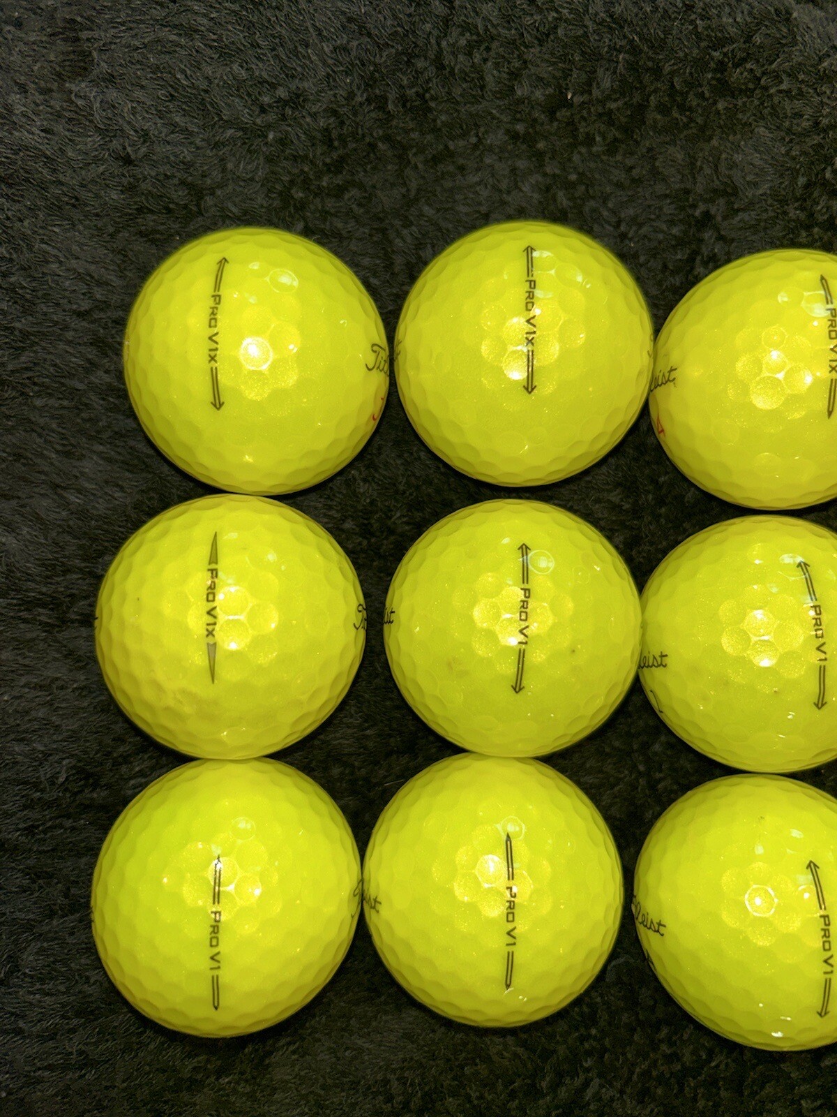 12 Titleist Pro V1 & Pro V1x Yellow Golf Balls eBay