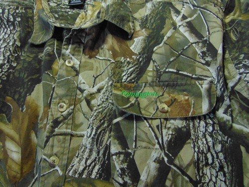 Remington Camo Hunting Shirt Men's 3XL Realtree Hardwood Button Up Long Sleeve - Picture 7 of 9