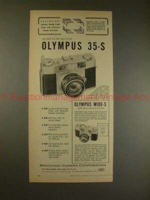 1957 Olympus 35-S and Wide-S Camera Ad - See and Try!! | eBay