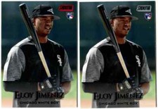 2019 Stadium Club Eloy Jimenez #79 Red Parallel + Base Rookie Lot White Sox