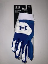 Under Armour Mens UA Clean Up 21 Baseball Batting Gloves 1365461 - New Size SM