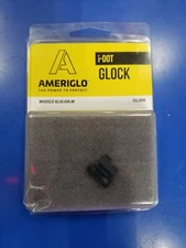 AmeriGlo Pro I-Dot Tritium Sight Set W/Org Outline Front For Glock 42/43-GL-205