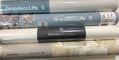 Tapete Grandeco beige/grau gemustert einzigartige Strukturstile *WP52