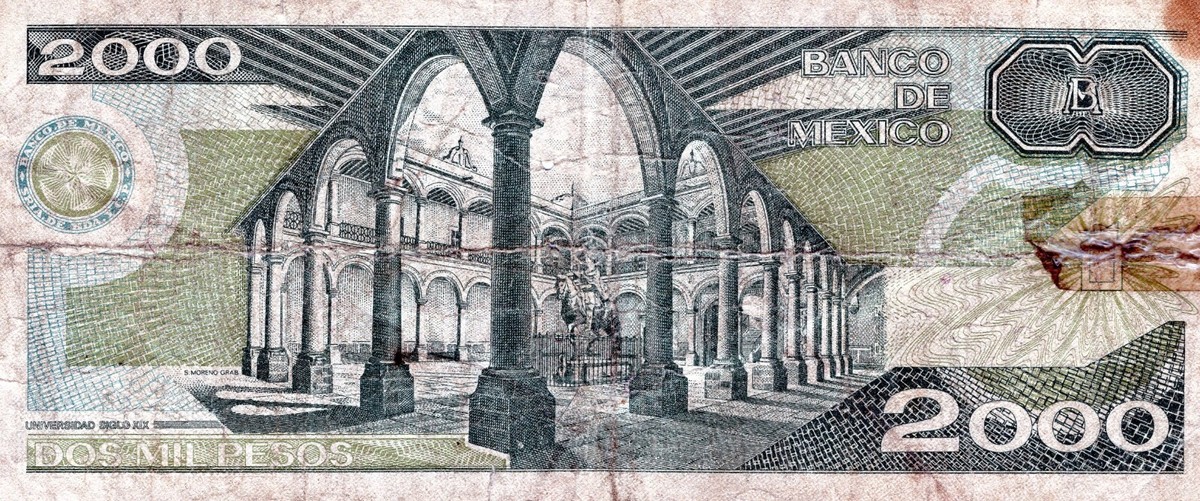メキシコ 2000ペソ 紙幣 Mexico: 2000 Pesos | eBay