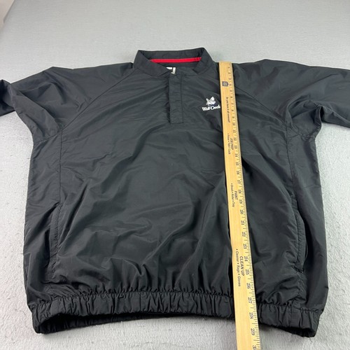 FootJoy Jacket Mens XL Black Windbreaker Golf Pullover Performance Lightweight - Picture 7 of 11