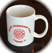 🚒2012 MILES TOWNSHIP(REBERSBURG,PA) FIRE  COMPANY 19 COFFEE MUG -70 Yrs Service
