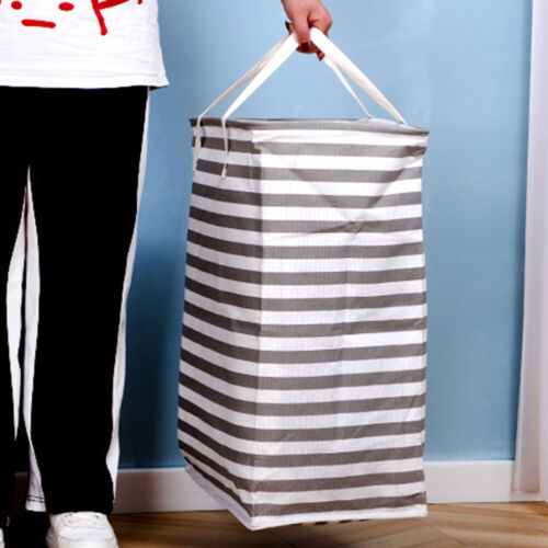 Foldable Clothes Storage Bucket Standing Laundry Hamper for Bedroom(75L) AU - Picture 6 of 7