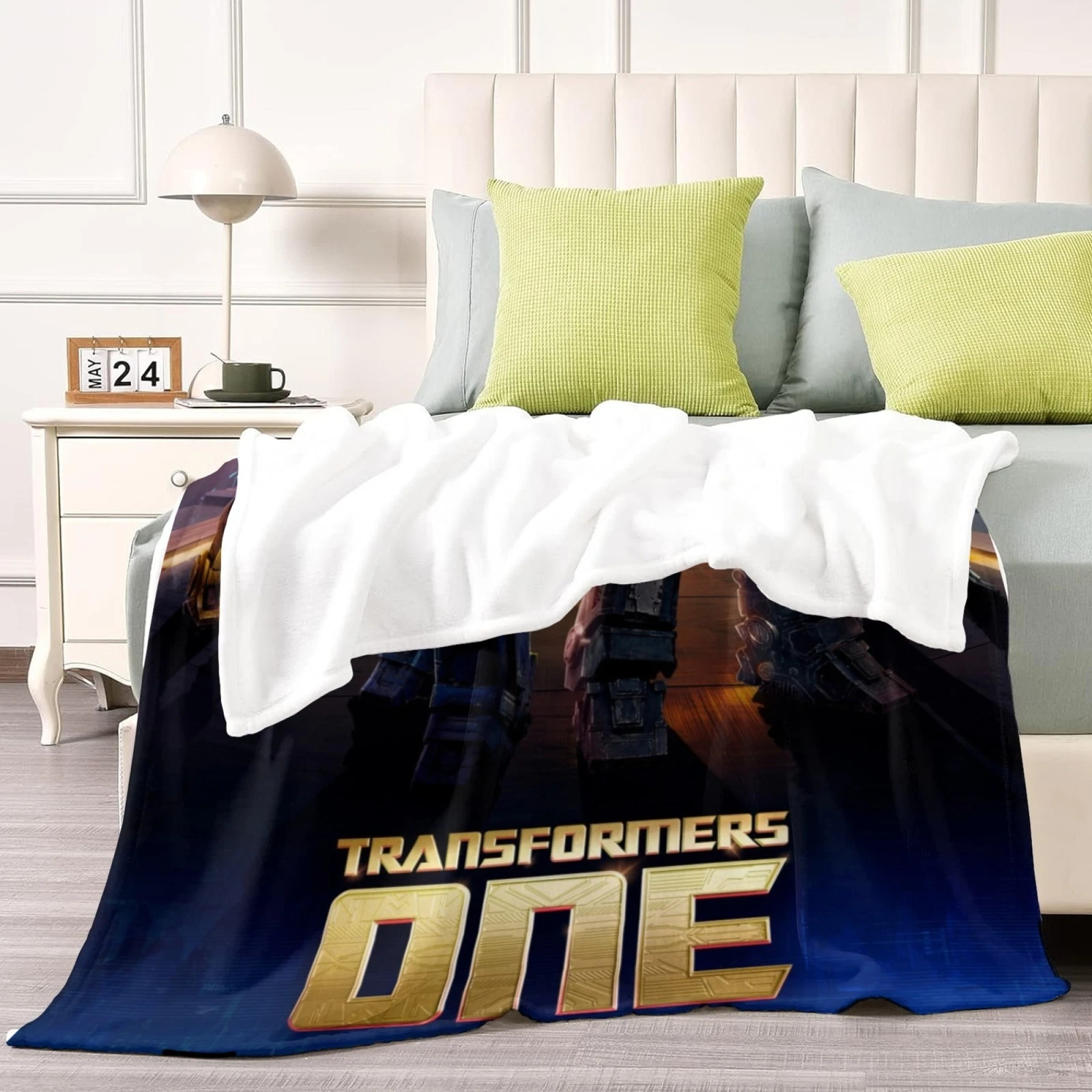 Transformers One 2024 Flannel Blanket Bed Sofa Throw Birthday Gift for Boys