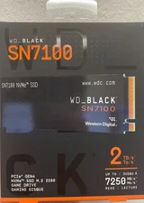 WD_BLACK SN7100 NVMe M.2 2280 2TB UP TO 7250MB/s Internal SSD WDS200T4X0 - NEW