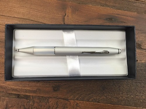 Bolígrafo Cross Easy Writer satinado cromado nuevo en caja 100% genuino - Imagen 2 de 7