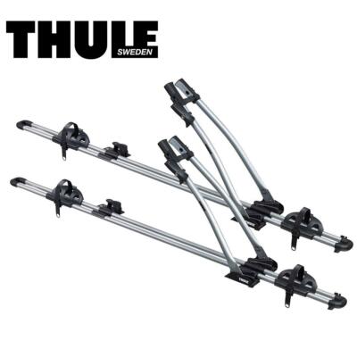 2x ORIGINAL THULE FREERIDE 532 DACH FAHRRADTRÄGER für alle Fahrzeugmarken
