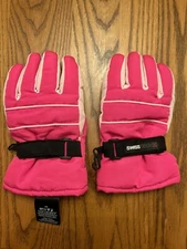 Swiss Tech Girls Pink/black Gloves S-M