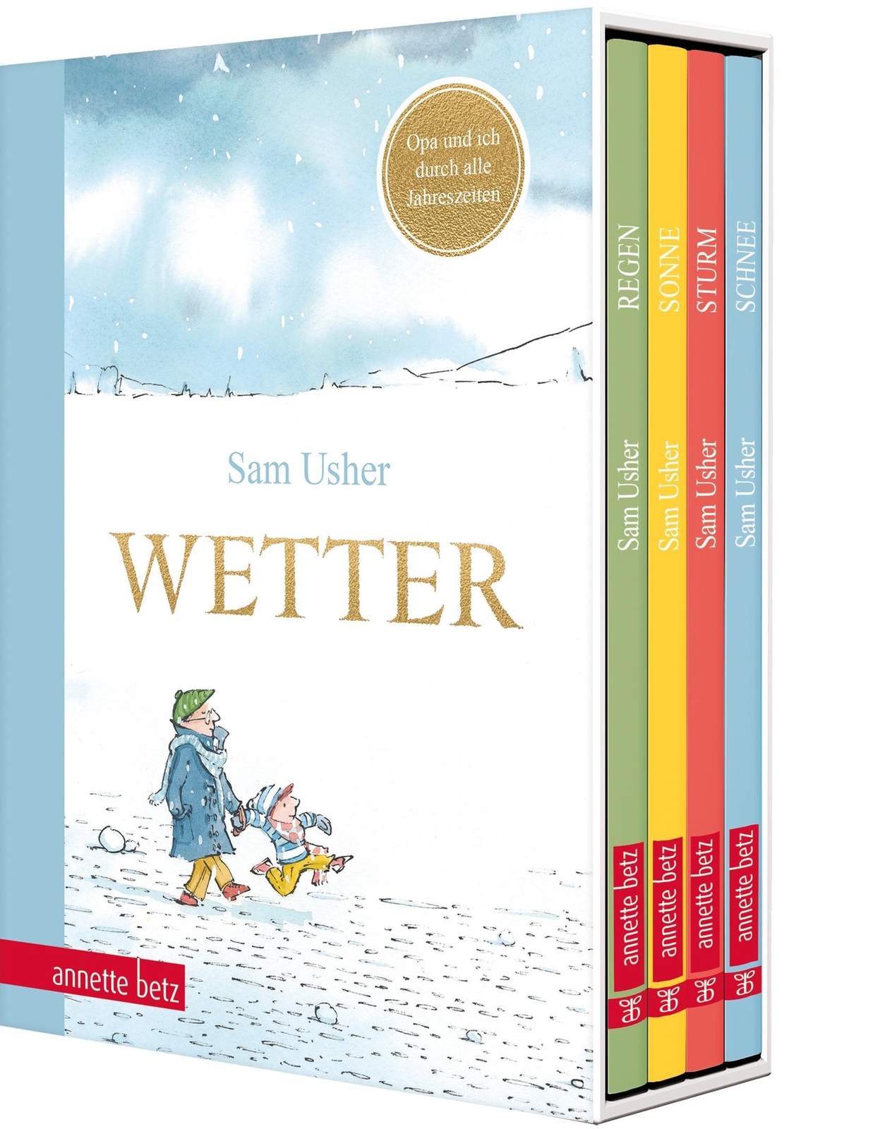 Sam Usher Wetter - Vier Bilderbücher In Einem Hochwertigen S ...