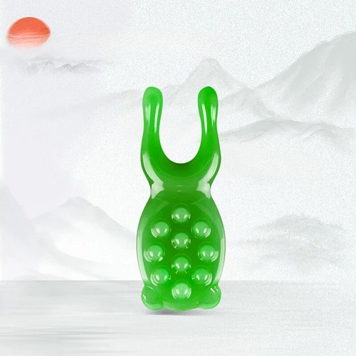 Face Lifting Guasha Resin Scraping Massage Facial Scraper Tool Eye SPA Plate Hot - Picture 13 of 34