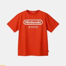 Nintendo Kyoto Store Limited Big Logo Red T Shirt XL US L Size Japan Rare