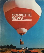 1975 Corvette News Magazine Good Condition Car Auto Engine
