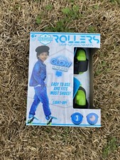 Madd Gear Rollers Light-up Heel Skates Glow Roll 6 Max. Weight110, Brand New