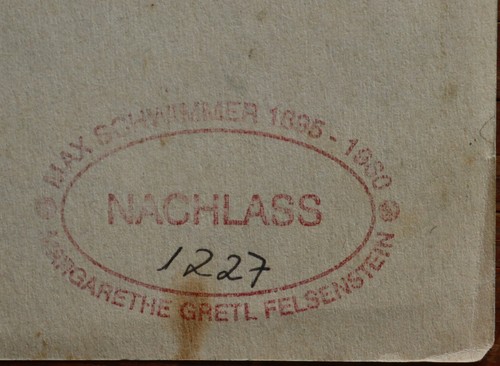 MAX SCHWIMMER 1895 1960 LEIPZIG AKT NACKTER MANN JAGT JUNGE FRAU 