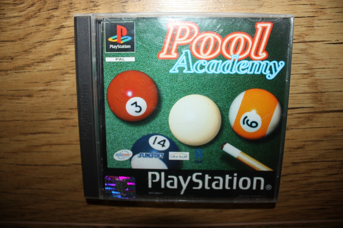 Pool Academy en français en boite complet pour Playstation 1 / PS1 / PSX